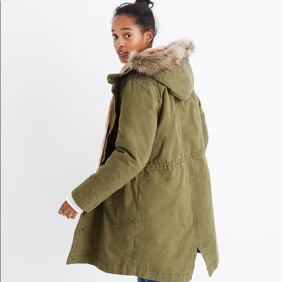 [ nwt ] Madewell Bedford Convertible Parka - Picture 4 of 8